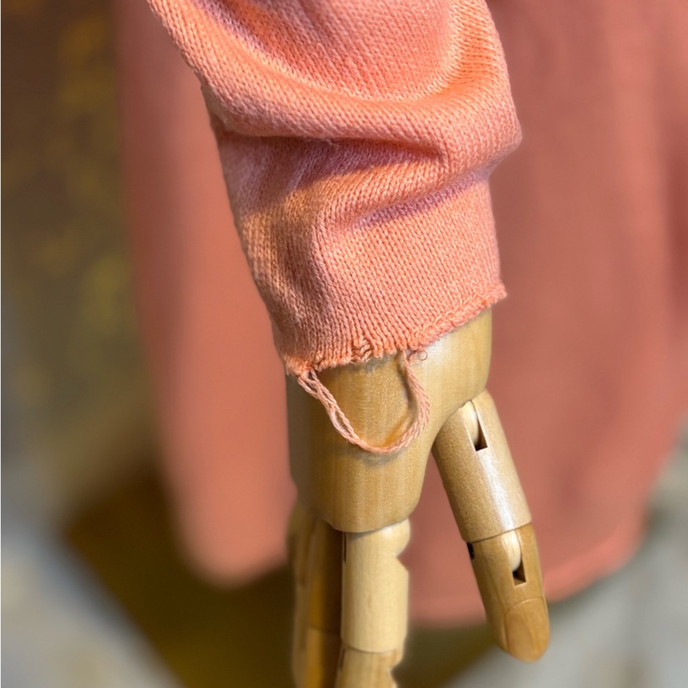 Elegant Peach Women's Versatile Sweater - Picture 5 of 5